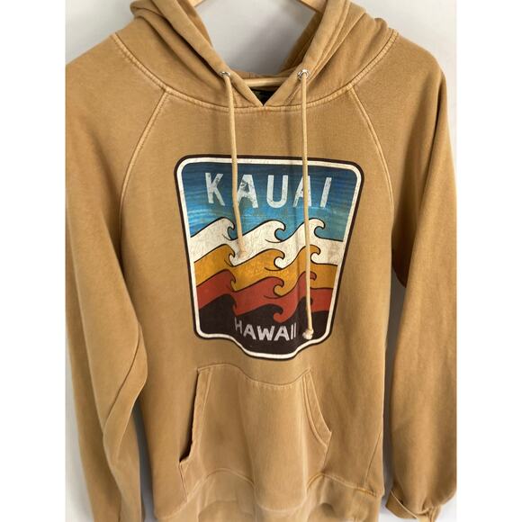 Lone Rock Clothing Kauai Hawaii Mens Hoodie Brown Size Small - Picture 2 of 4